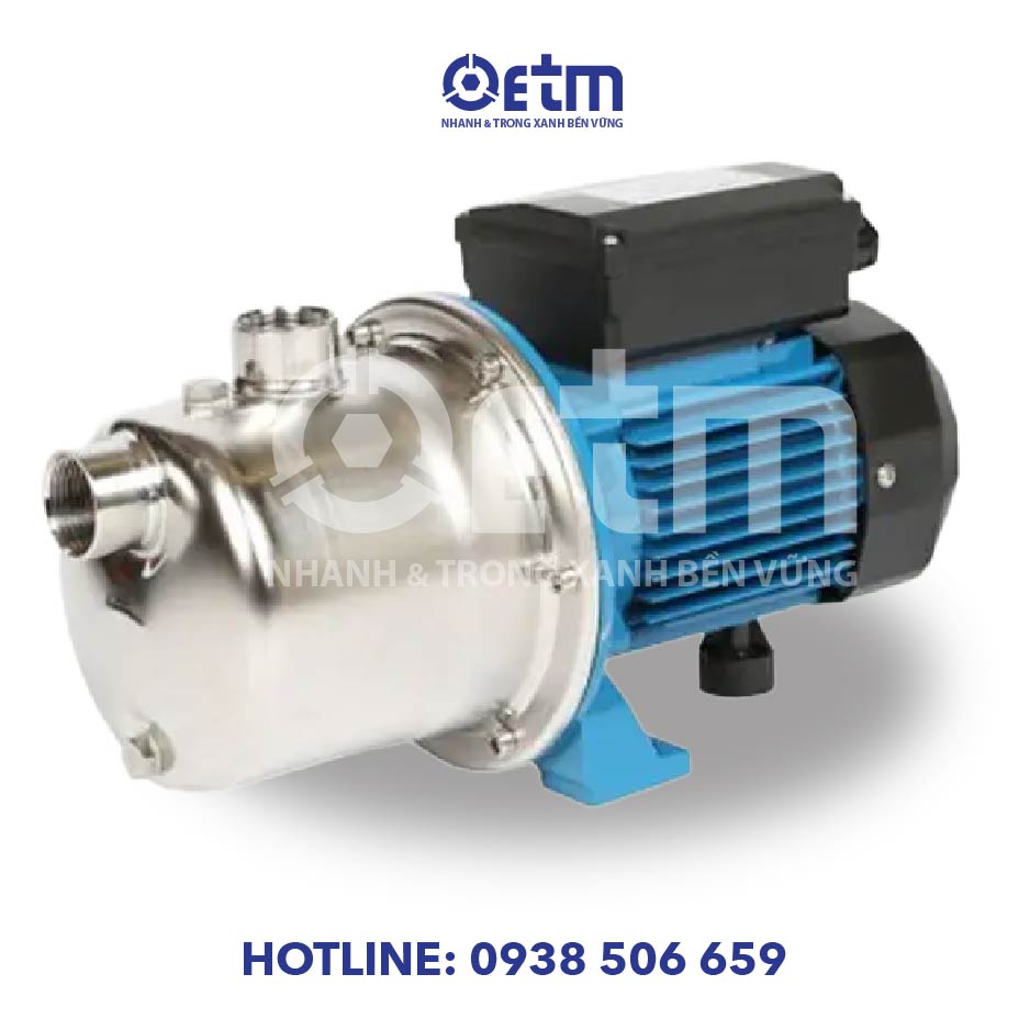 BƠM DÂN DỤNG TRỤC NGANG ĐẦU INOX THÂN BẰNG GANG LSJ-05